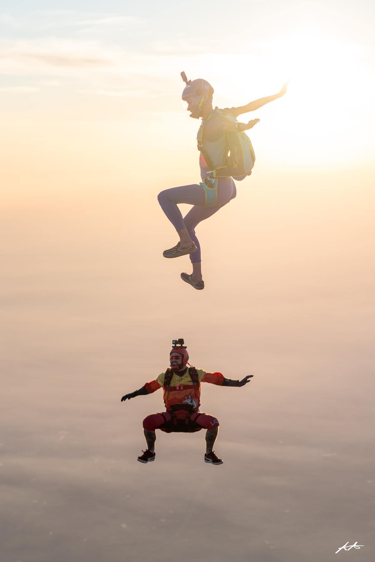 Top skydiving performers flying high above Skydive Key West